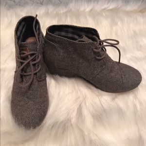 Toms Bootie Wedges